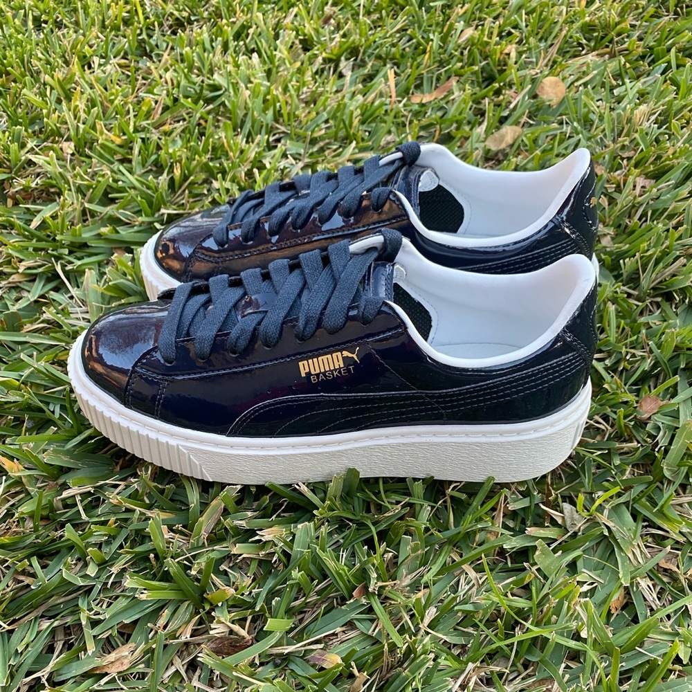 Puma Shine Lace Up Sneakers size 6.5 US